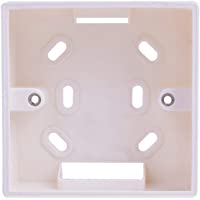 Decdeal Caja empotrable de pared cuadrada de 86 x 86 mm- caja de conexión de pared universal para termostato